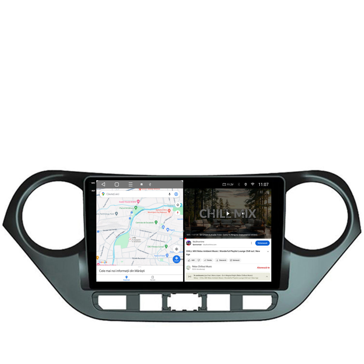 Navigatie 2K Hyundai I10 (2013-2017), Android, S-Quadcore / 4GB RAM + 64GB ROM, 9.5 Inch - AD-BGS90042K+AD-BGRKIT196