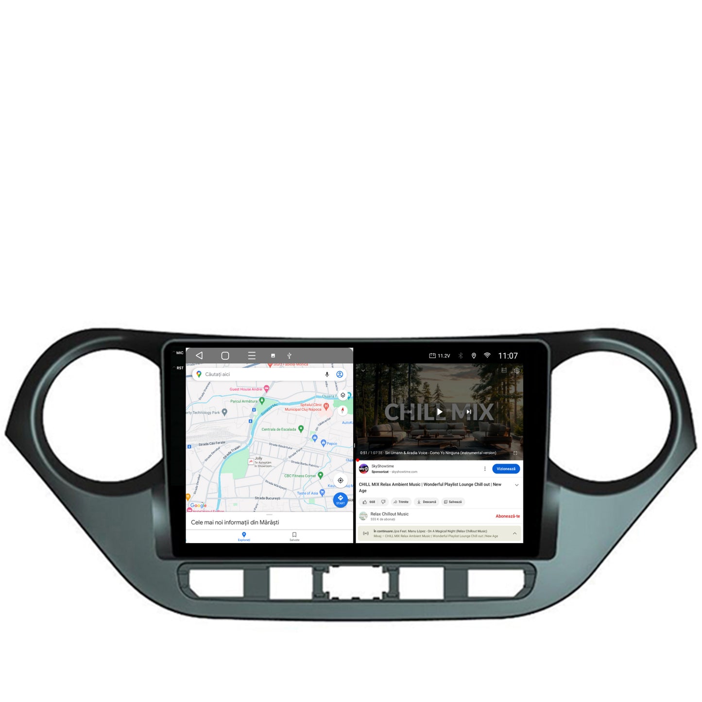 Navigatie 2K Hyundai I10 (2013-2017), Android, S-Quadcore / 4GB RAM + 64GB ROM, 9.5 Inch - AD-BGS90042K+AD-BGRKIT196