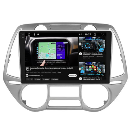 Navigatie 2K Hyundai I20 (2008-2012), Android, S-Quadcore / 4GB RAM + 64GB ROM, 9.5 Inch - AD-BGS90042K+AD-BGRKIT219V2