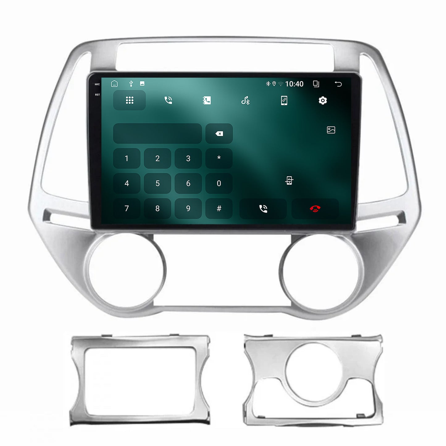 Navigatie 2K Hyundai I20 (2012-2014), Android, S-Quadcore / 4GB RAM + 64GB ROM, 9.5 Inch - AD-BGS90042K+AD-BGRKIT218