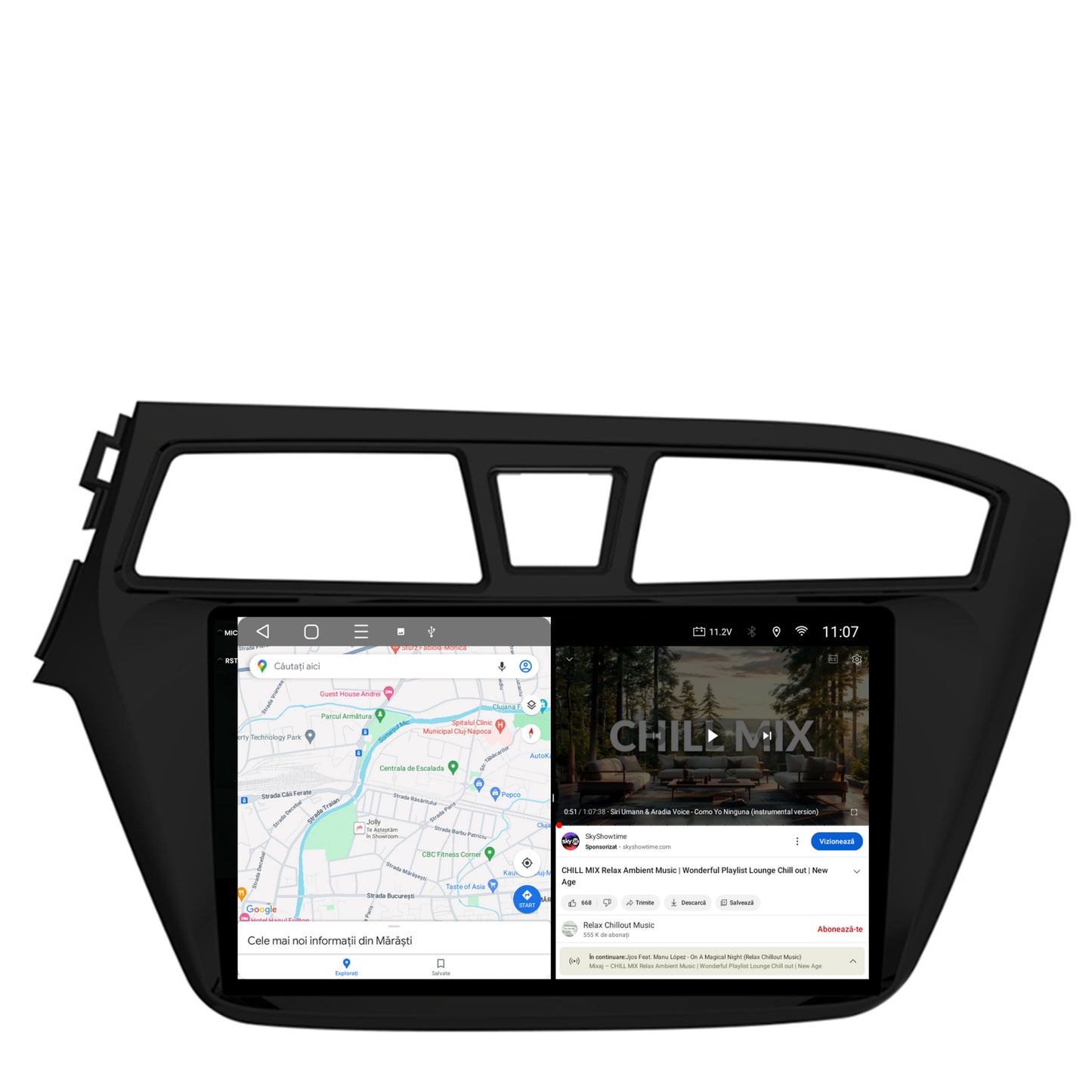 Navigatie 2K Hyundai I20 (2014-2018), Android, S-Quadcore / 4GB RAM + 64GB ROM, 9.5 Inch - AD-BGS90042K+AD-BGRKIT194