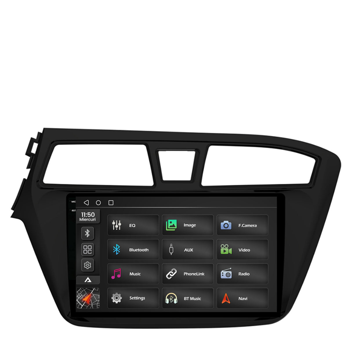 Navigatie 2K Hyundai I20 (2014-2018), Android, S-Quadcore / 4GB RAM + 64GB ROM, 9.5 Inch - AD-BGS90042K+AD-BGRKIT194