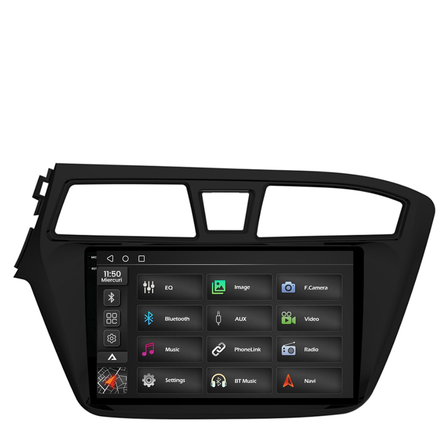 Navigatie 2K Hyundai I20 (2014-2018), Android, S-Quadcore / 4GB RAM + 64GB ROM, 9.5 Inch - AD-BGS90042K+AD-BGRKIT194
