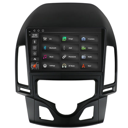 Navigatie 2K Hyundai I30 (2007-2012), Clima Automata, Android, S-Quadcore / 4GB RAM + 64GB ROM, 9.5 Inch - AD-BGS90042K+AD-BGRKIT216