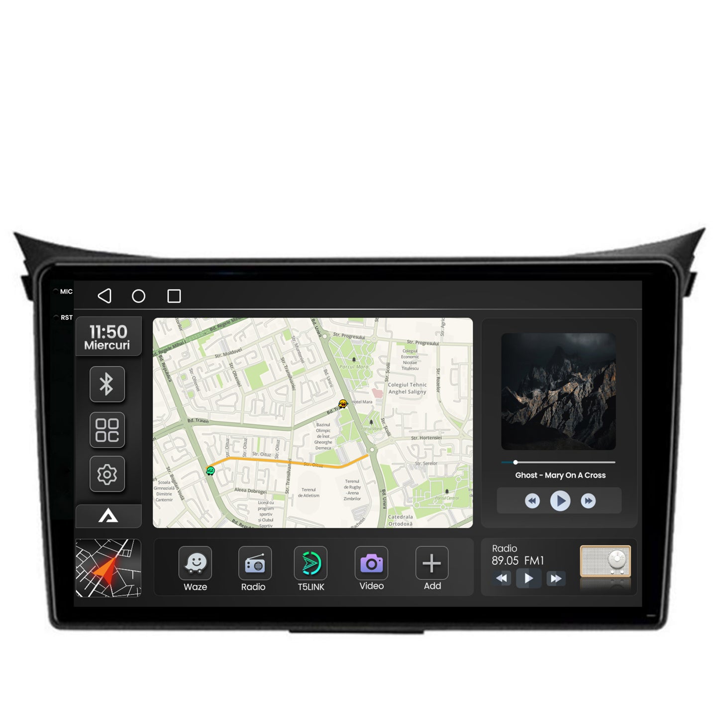 Navigatie 2K Hyundai I30 (2012-2016), Android, S-Quadcore / 4GB RAM + 64GB ROM, 9.5 Inch - AD-BGS90042K+AD-BGRKIT216V2