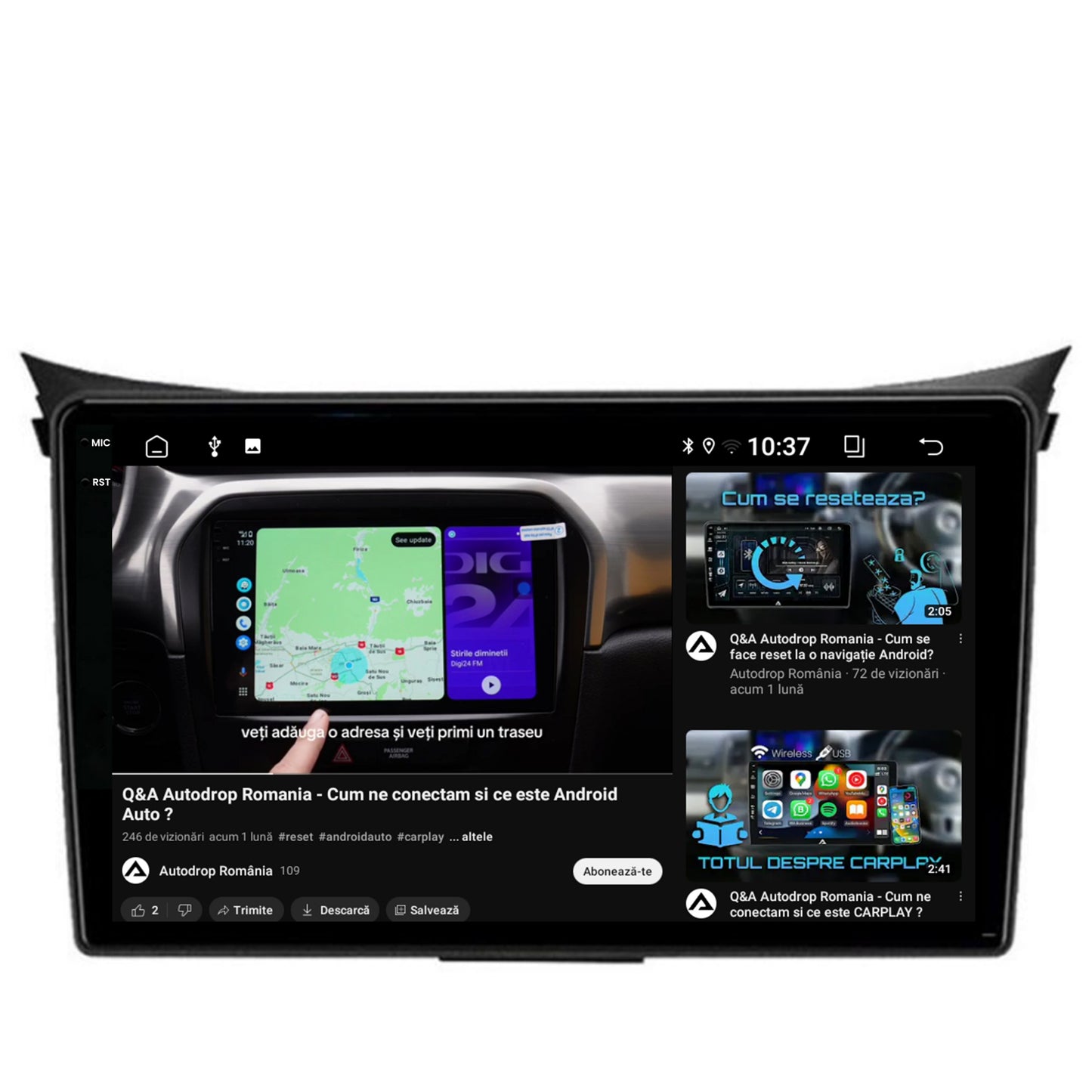 Navigatie 2K Hyundai I30 (2012-2016), Android, S-Quadcore / 4GB RAM + 64GB ROM, 9.5 Inch - AD-BGS90042K+AD-BGRKIT216V2