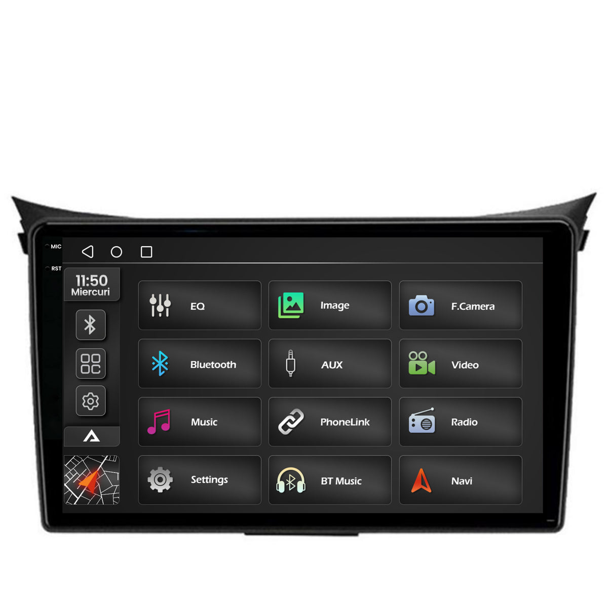 Navigatie 2K Hyundai I30 (2012-2016), Android, S-Quadcore / 4GB RAM + 64GB ROM, 9.5 Inch - AD-BGS90042K+AD-BGRKIT216V2