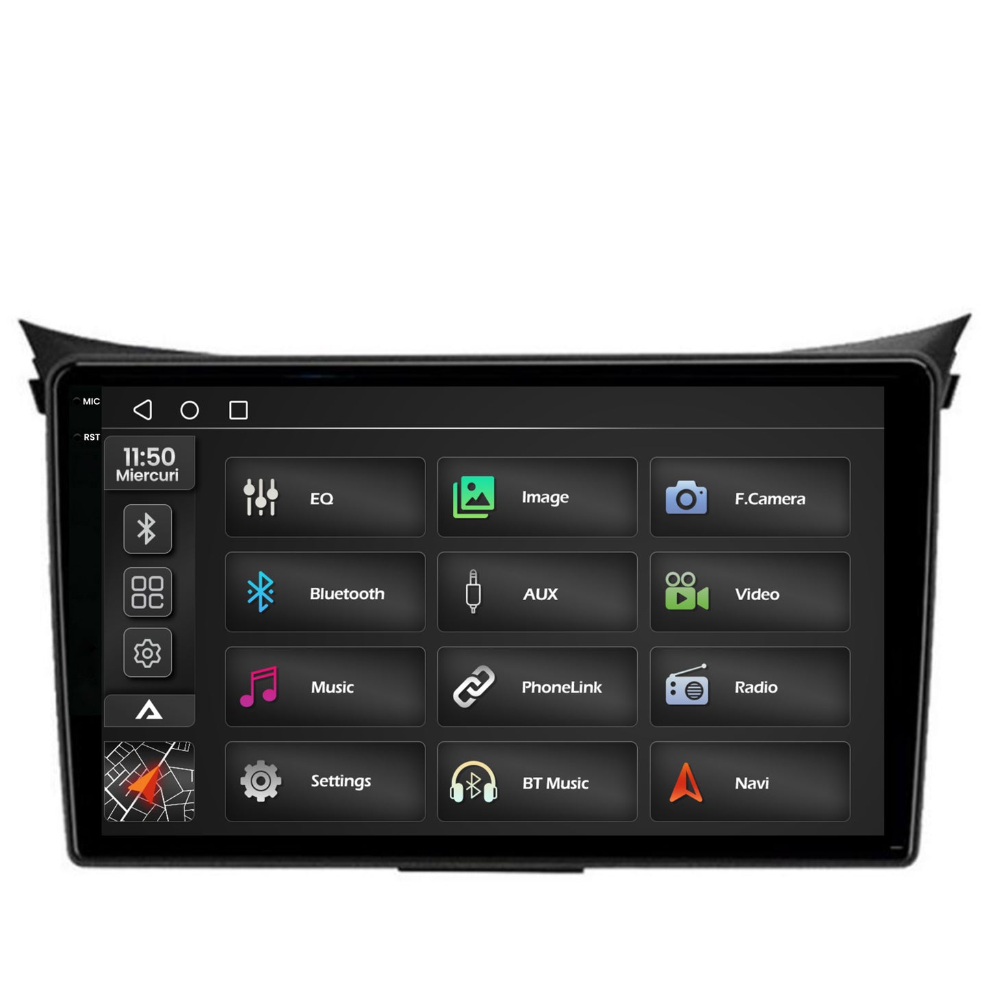 Navigatie 2K Hyundai I30 (2012-2016), Android, S-Quadcore / 4GB RAM + 64GB ROM, 9.5 Inch - AD-BGS90042K+AD-BGRKIT216V2