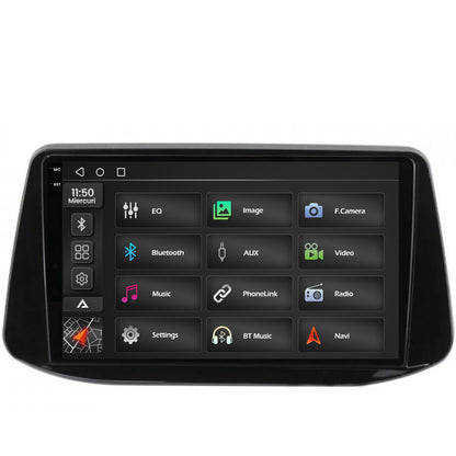 Navigatie 2K Hyundai I30 (2017-Prezent), Android, S-Quadcore / 4GB RAM + 64GB ROM, 9.5 Inch - AD-BGS90042K+AD-BGRKIT225