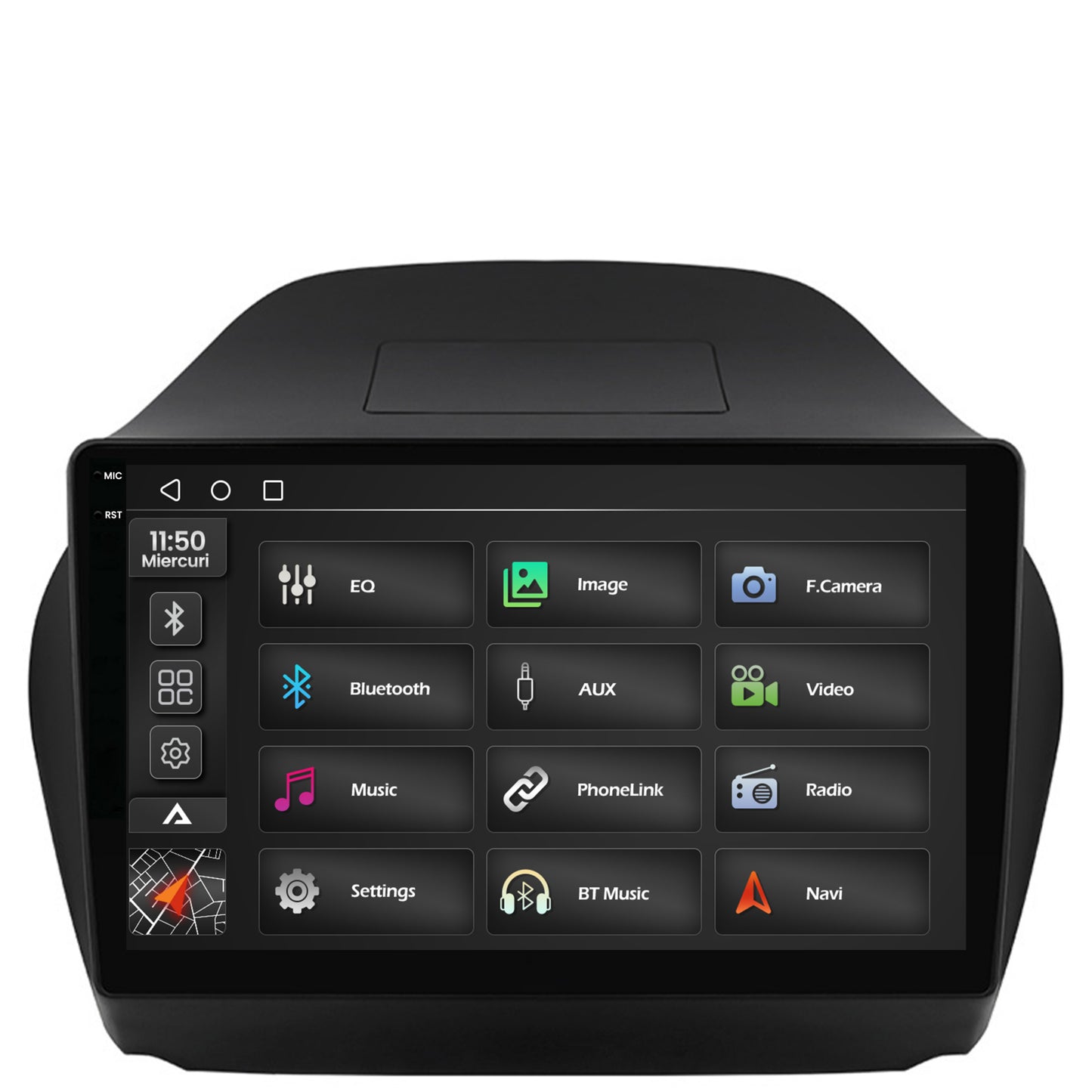 Navigatie 2K Hyundai IX35 (2009-2015), Android, S-Quadcore / 4GB RAM + 64GB ROM, 10.36 Inch - AD-BGS100042K+AD-BGRKIT189