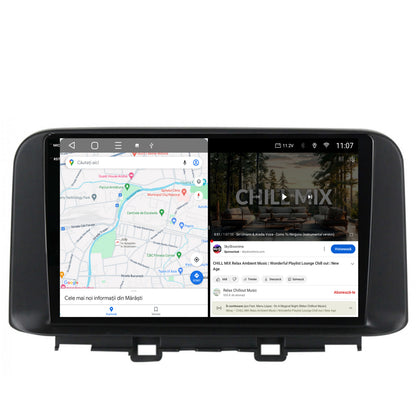 Navigatie 2K Hyundai Kona (2018+), Android, S-Quadcore / 4GB RAM + 64GB ROM, 10.36 Inch - AD-BGS100042K+AD-BGRKIT183V2