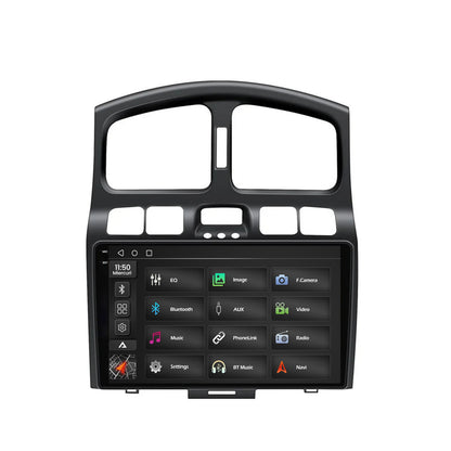 Navigatie 2K Hyundai Santa Fe (2001-2005), Android, S-Quadcore / 4GB RAM + 64GB ROM, 9.5 Inch - AD-BGS90042K+AD-BGRKIT210V2