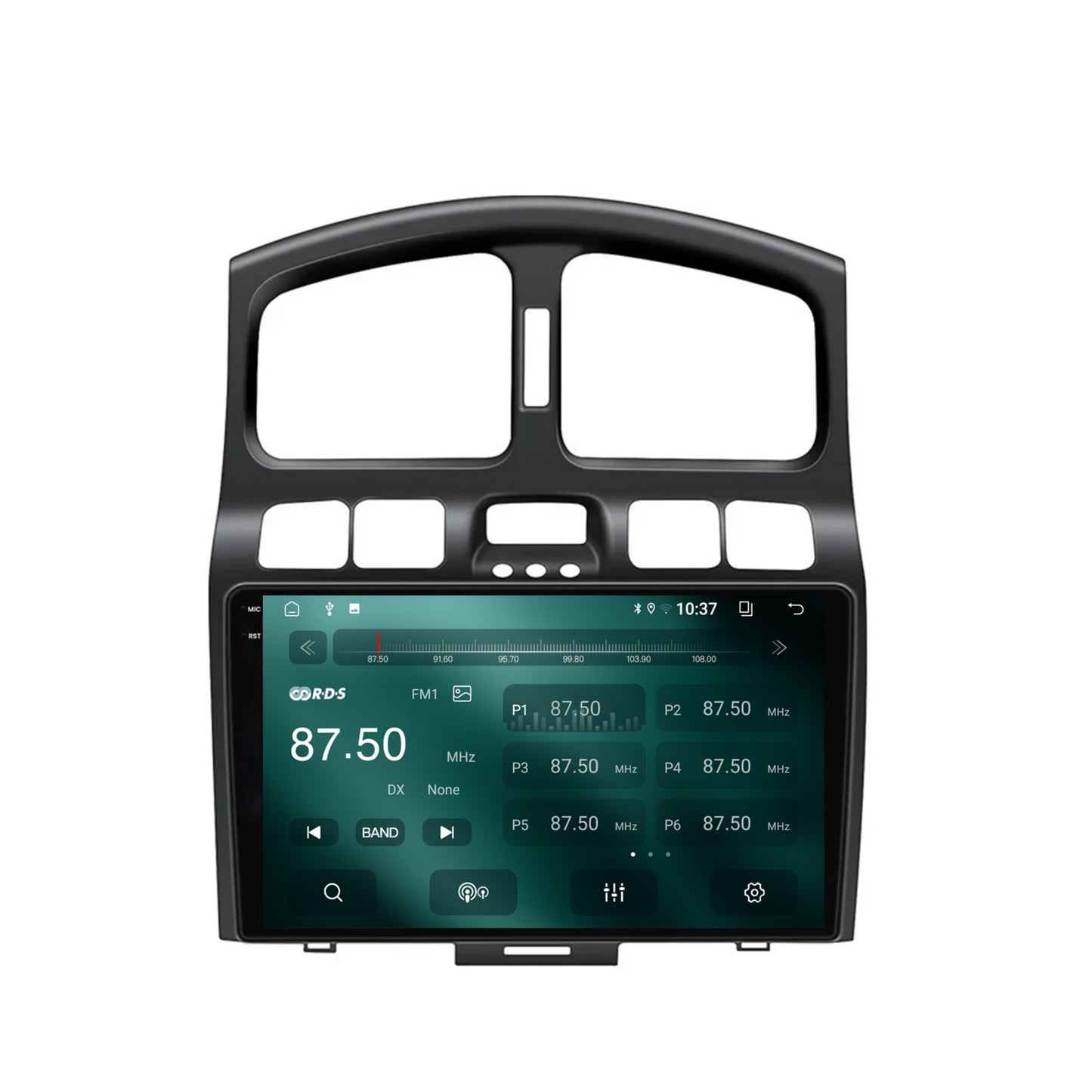 Navigatie 2K Hyundai Santa Fe (2001-2005), Android, S-Quadcore / 4GB RAM + 64GB ROM, 9.5 Inch - AD-BGS90042K+AD-BGRKIT210V2