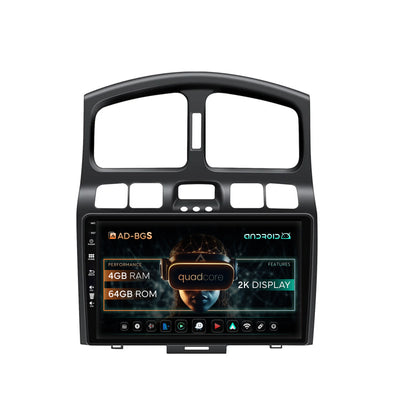 Navigatie 2K Hyundai Santa Fe (2001-2005), Android, S-Quadcore / 4GB RAM + 64GB ROM, 9.5 Inch - AD-BGS90042K+AD-BGRKIT210V2
