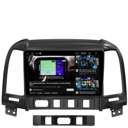 Navigatie 2K Hyundai Santa Fe (2006-2012), Android, S-Quadcore / 4GB RAM + 64GB ROM, 9.5 Inch - AD-BGS90042K+AD-BGRKIT210