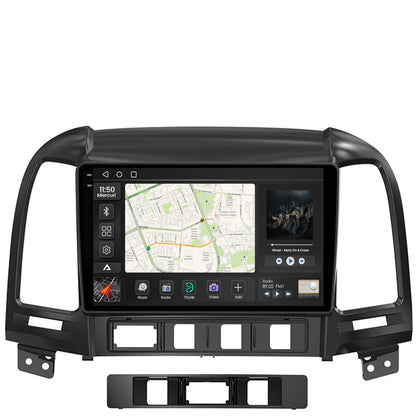 Navigatie 2K Hyundai Santa Fe (2006-2012), Android, S-Quadcore / 4GB RAM + 64GB ROM, 9.5 Inch - AD-BGS90042K+AD-BGRKIT210
