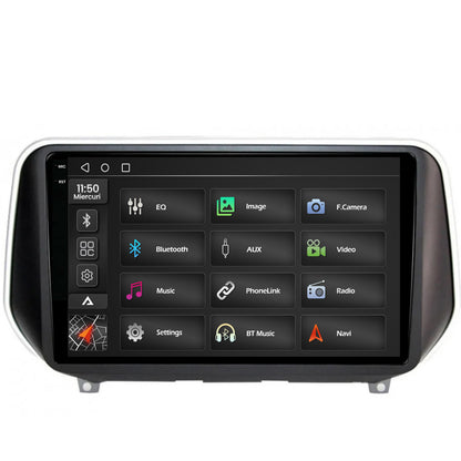 Navigatie 2K Hyundai Santa Fe (2018+), Android, S-Quadcore / 4GB RAM + 64GB ROM, 9.5 Inch - AD-BGS90042K+AD-BGRKIT223