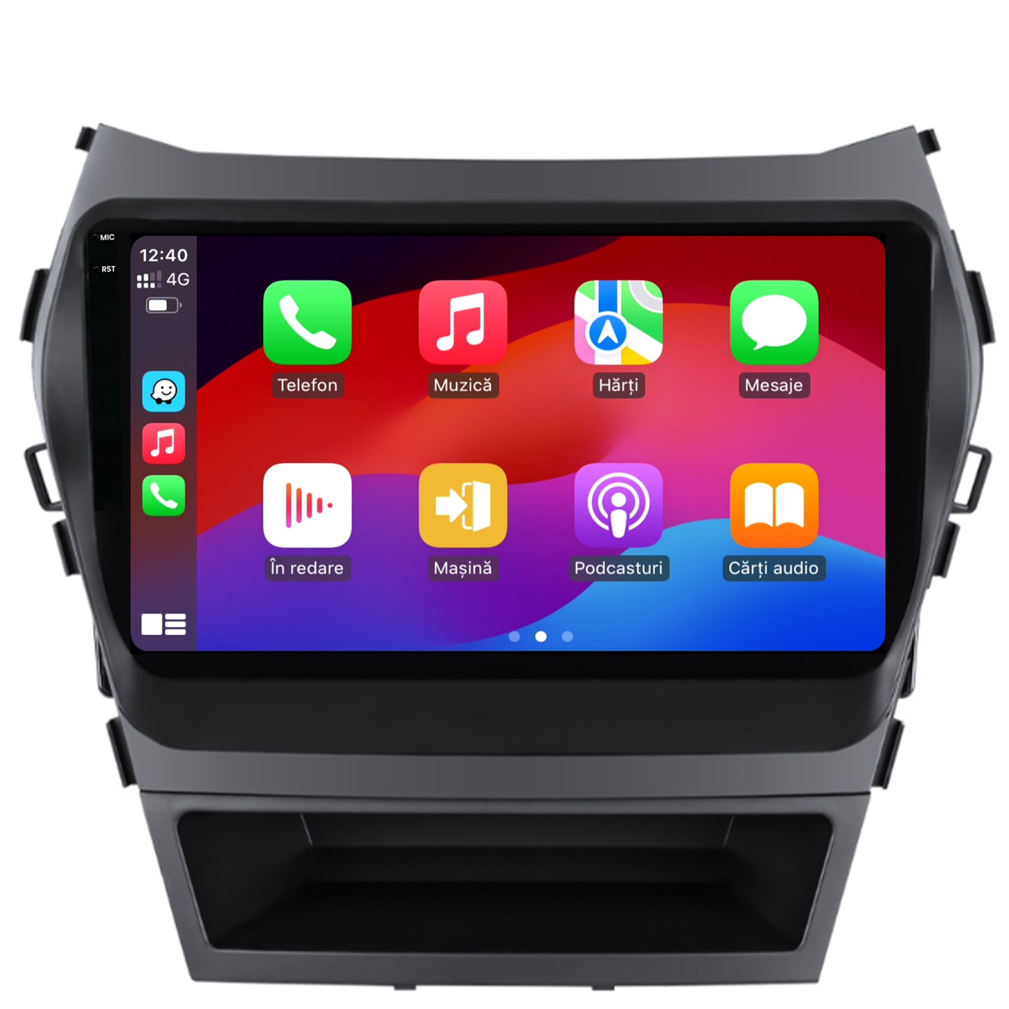 Navigatie 2K Hyundai Santa Fe IX45 (2013-2017), Android, S-Quadcore / 4GB RAM + 64GB ROM, 9.5 Inch - AD-BGS90042K+AD-BGRKIT182