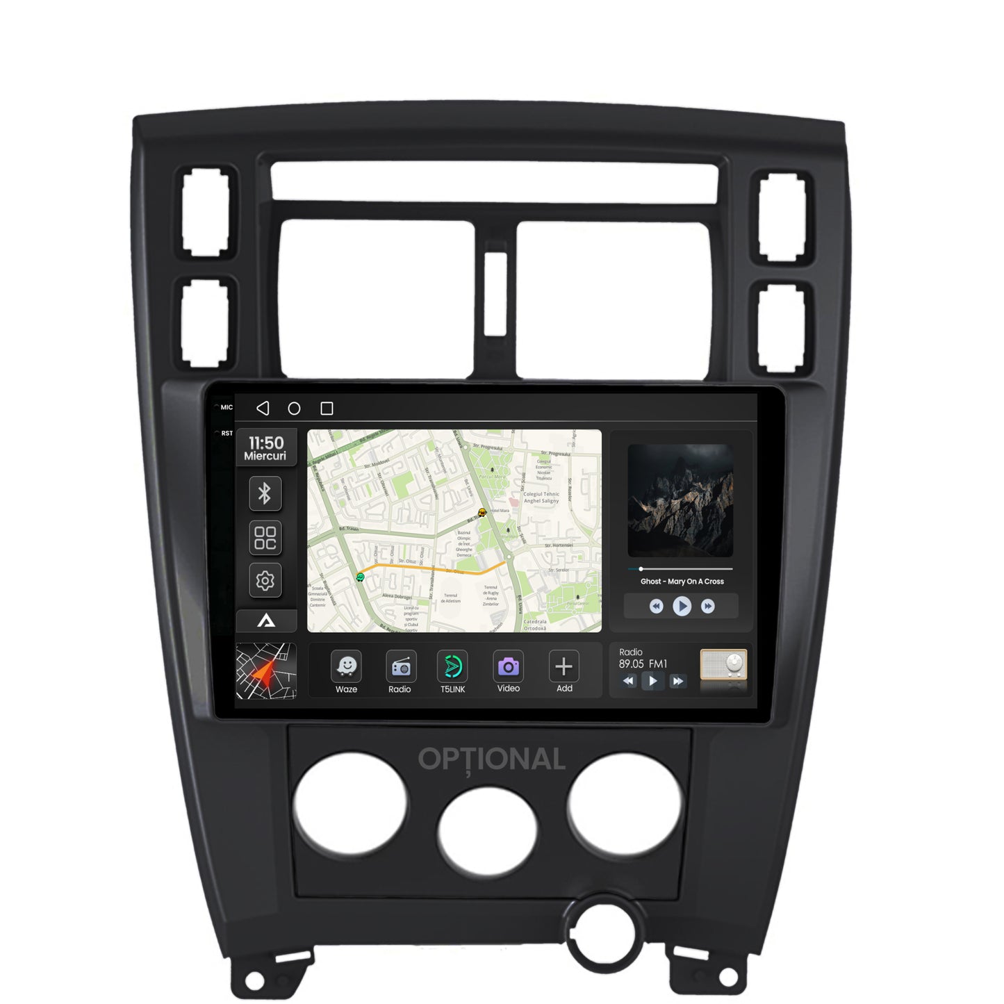 Navigatie 2K Hyundai Tucson (2006-2013), Android, S-Quadcore / 4GB RAM + 64GB ROM, 10.36 Inch - AD-BGS100042K+AD-BGRKIT200B
