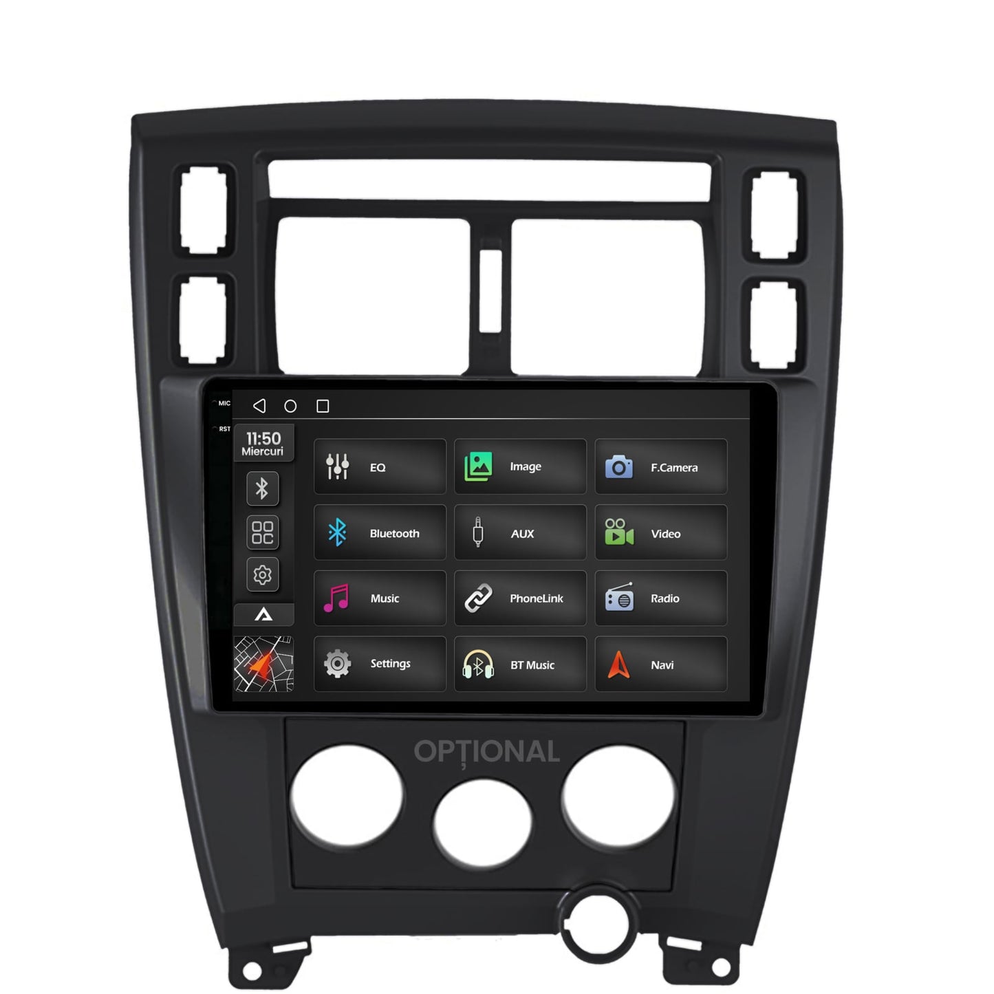Navigatie 2K Hyundai Tucson (2006-2013), Android, S-Quadcore / 4GB RAM + 64GB ROM, 10.36 Inch - AD-BGS100042K+AD-BGRKIT200B