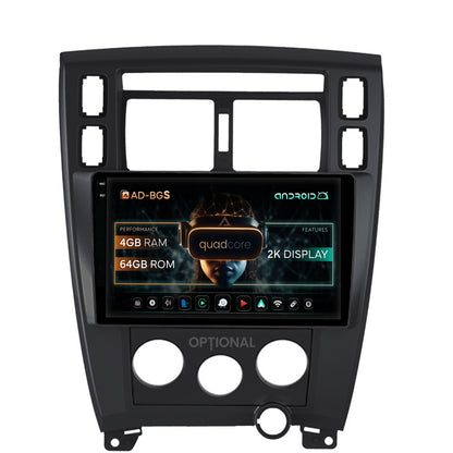 Navigatie 2K Hyundai Tucson (2006-2013), Android, S-Quadcore / 4GB RAM + 64GB ROM, 10.36 Inch - AD-BGS100042K+AD-BGRKIT200B