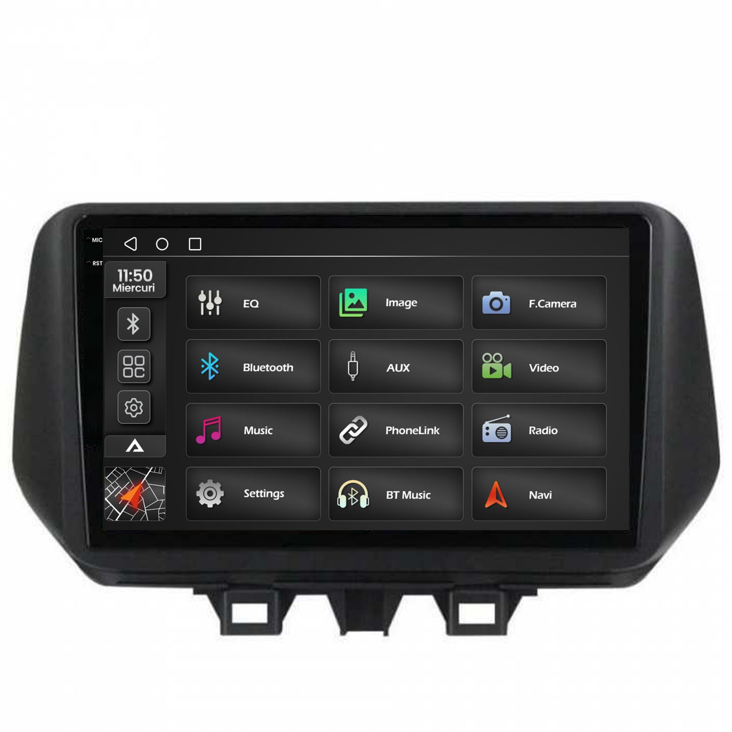 Navigatie 2K Hyundai Tucson (2018-2020), Android, S-Quadcore / 4GB RAM + 64GB ROM, 9.5 Inch - AD-BGS90042K+AD-BGRKIT204