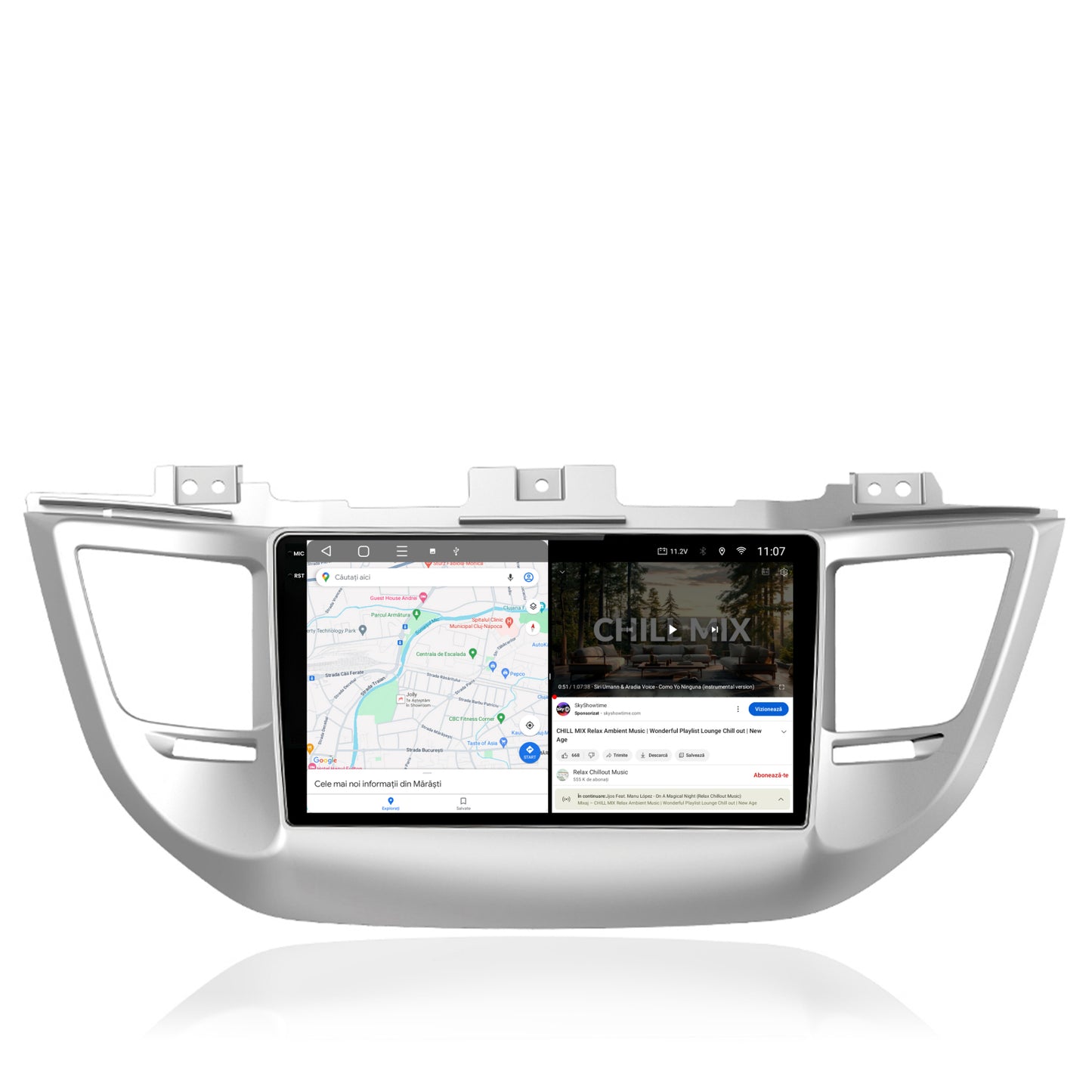 Navigatie 2K Hyundai Tucson 3 (2015-2018), Android, S-Quadcore / 4GB RAM + 64GB ROM, 9.5 Inch - AD-BGS90042K+AD-BGRKIT176