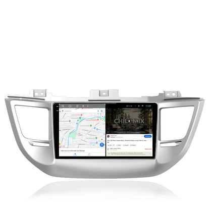 Navigatie 2K Hyundai Tucson 3 (2015-2018), Android, S-Quadcore / 4GB RAM + 64GB ROM, 9.5 Inch - AD-BGS90042K+AD-BGRKIT176