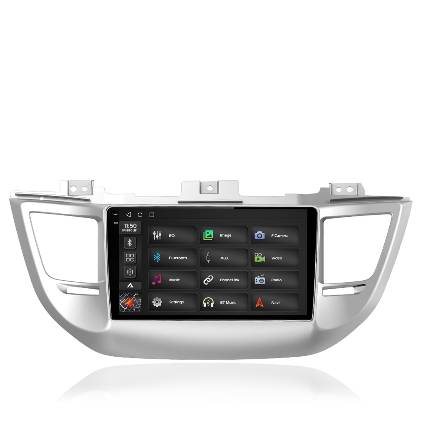 Navigatie 2K Hyundai Tucson 3 (2015-2018), Android, S-Quadcore / 4GB RAM + 64GB ROM, 9.5 Inch - AD-BGS90042K+AD-BGRKIT176