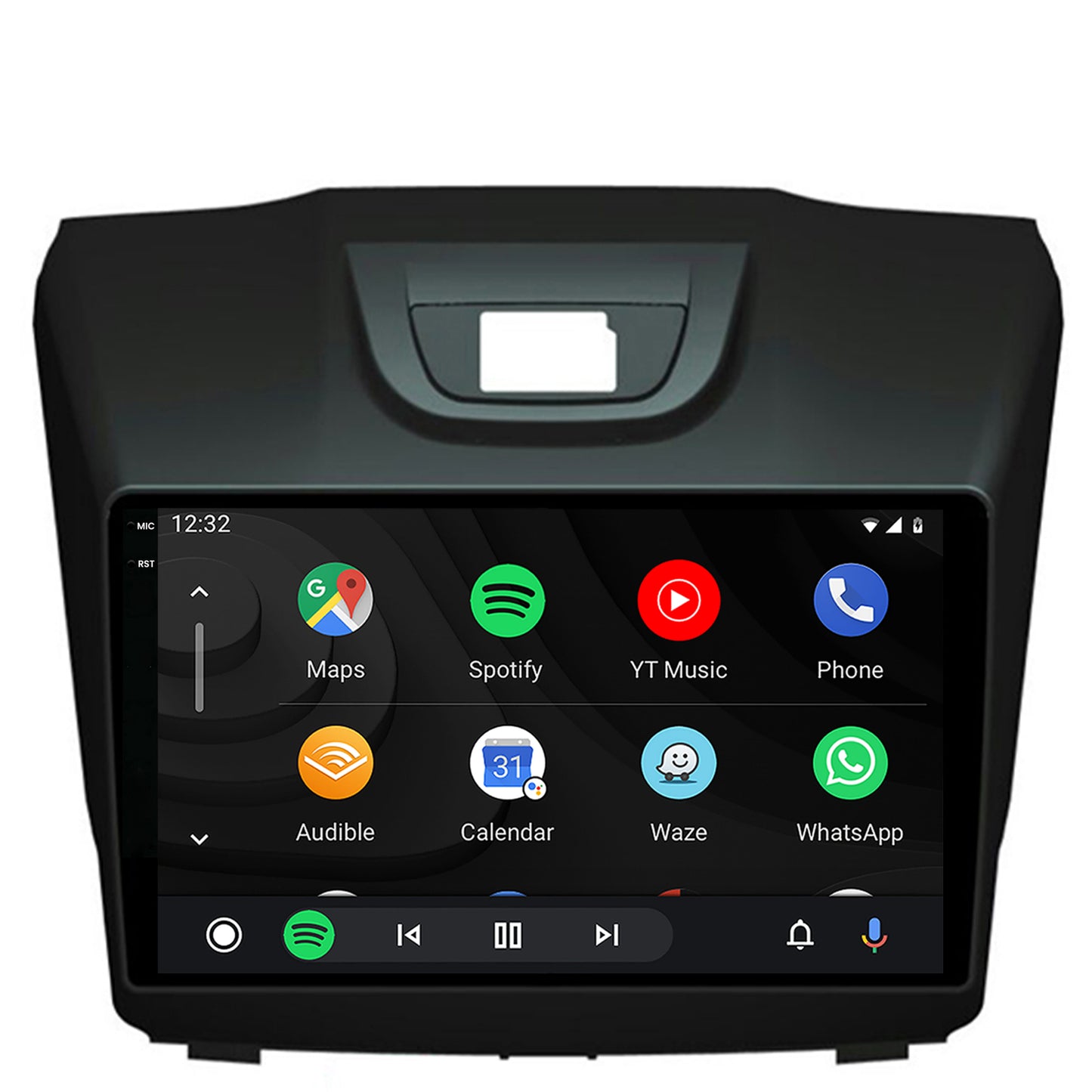 Navigatie 2K Isuzu D-MAX (2015+), Android, S-Quadcore / 4GB RAM + 64GB ROM, 9.5 Inch - AD-BGS90042K+AD-BGRKIT311
