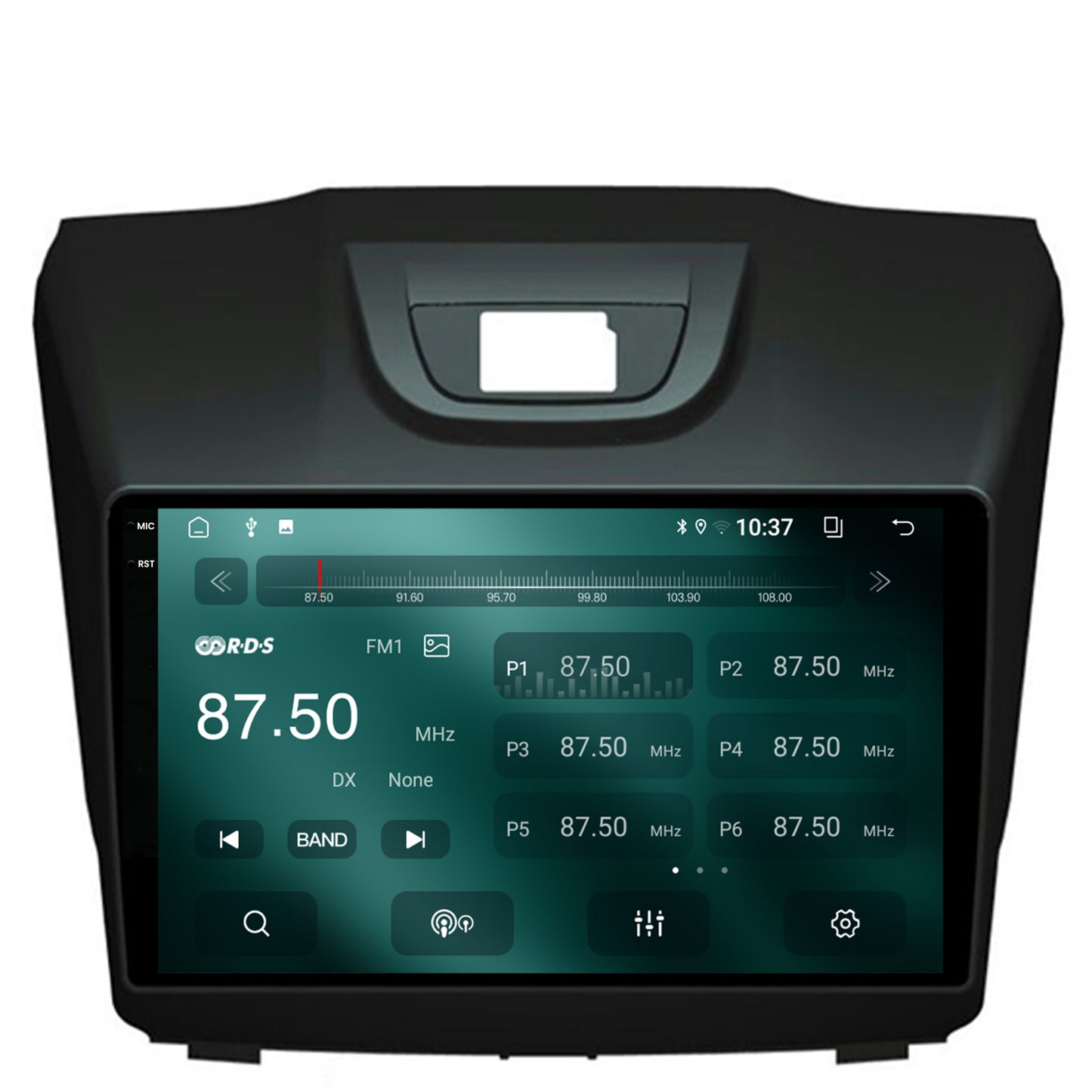 Navigatie 2K Isuzu D-MAX (2015+), Android, S-Quadcore / 4GB RAM + 64GB ROM, 9.5 Inch - AD-BGS90042K+AD-BGRKIT311
