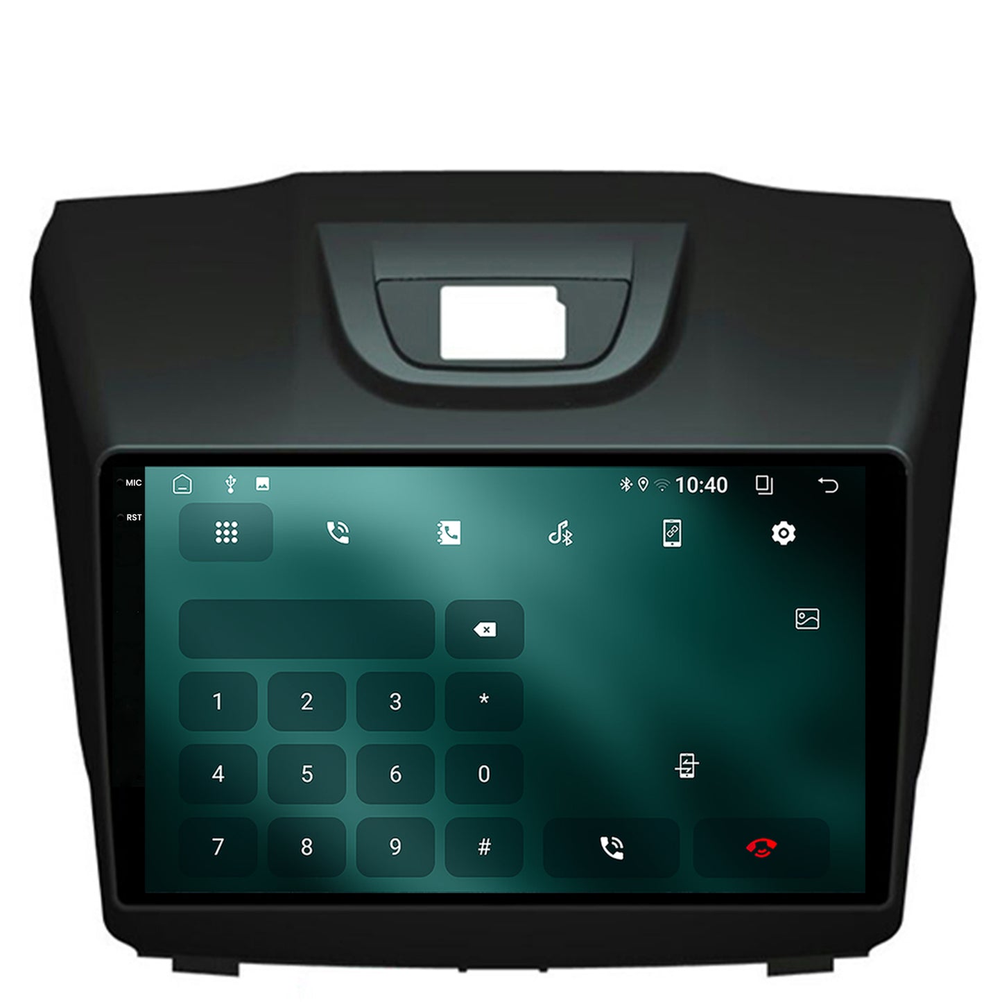 Navigatie 2K Isuzu D-MAX (2015+), Android, S-Quadcore / 4GB RAM + 64GB ROM, 9.5 Inch - AD-BGS90042K+AD-BGRKIT311