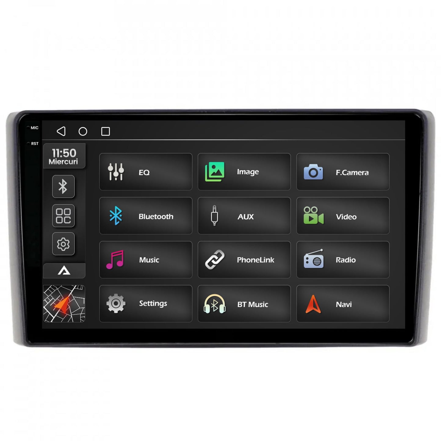 Navigatie 2K Iveco Daily (2006-2014), Android, S-Quadcore / 4GB RAM + 64GB ROM, 9.5 Inch - AD-BGS90042K+AD-BGRKIT361V2