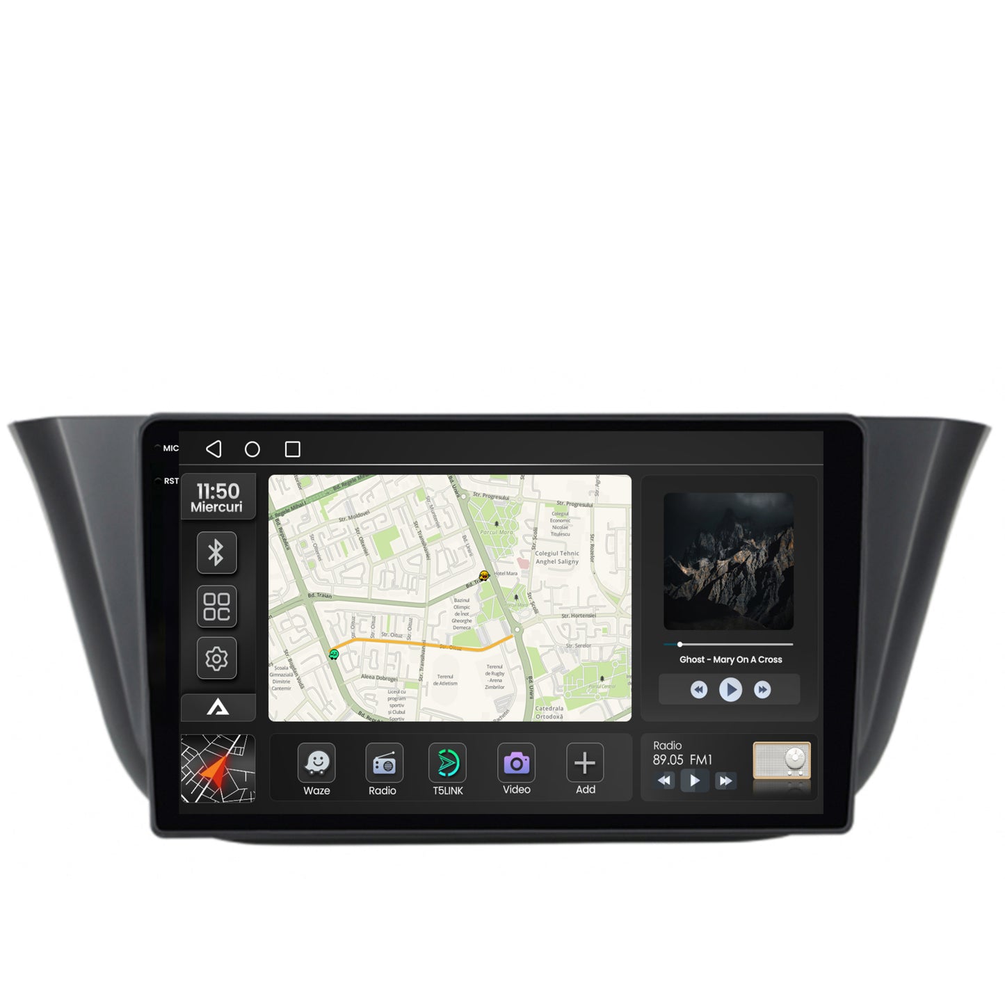 Navigatie 2K Iveco Daily (2013+), Android, S-Quadcore / 4GB RAM + 64GB ROM, 9.5 Inch - AD-BGS90042K+AD-BGRKIT361