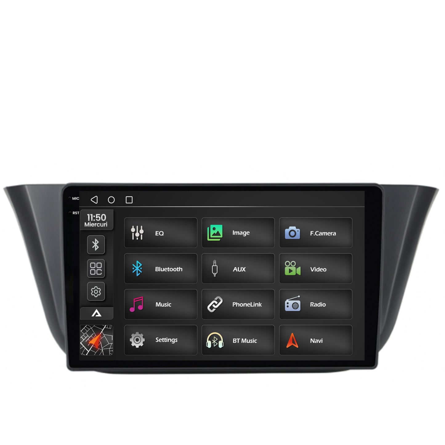 Navigatie 2K Iveco Daily (2013+), Android, S-Quadcore / 4GB RAM + 64GB ROM, 9.5 Inch - AD-BGS90042K+AD-BGRKIT361