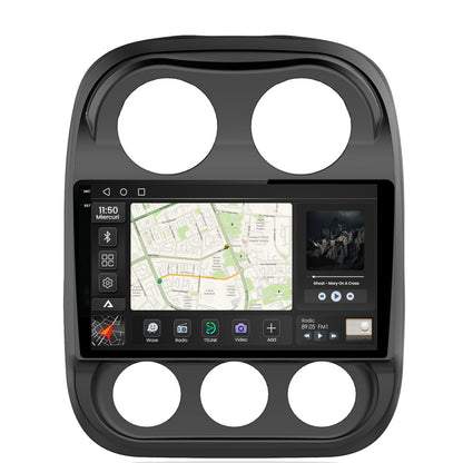 Navigatie 2K Jeep Compass (2009-2016), Android, S-Quadcore / 4GB RAM + 64GB ROM, 10.36 Inch - AD-BGS100042K+AD-BGRKIT284