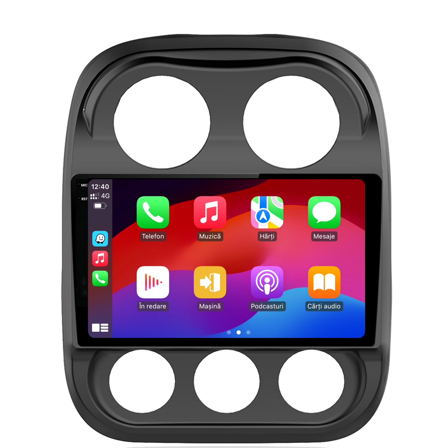 Navigatie 2K Jeep Compass (2009-2016), Android, S-Quadcore / 4GB RAM + 64GB ROM, 10.36 Inch - AD-BGS100042K+AD-BGRKIT284