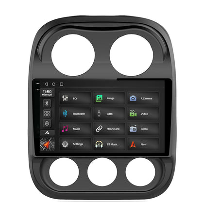 Navigatie 2K Jeep Compass (2009-2016), Android, S-Quadcore / 4GB RAM + 64GB ROM, 10.36 Inch - AD-BGS100042K+AD-BGRKIT284