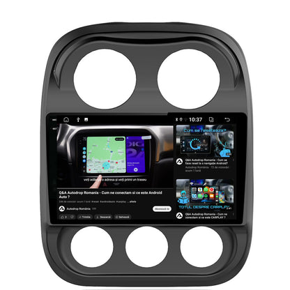 Navigatie 2K Jeep Compass (2009-2016), Android, S-Quadcore / 4GB RAM + 64GB ROM, 10.36 Inch - AD-BGS100042K+AD-BGRKIT284