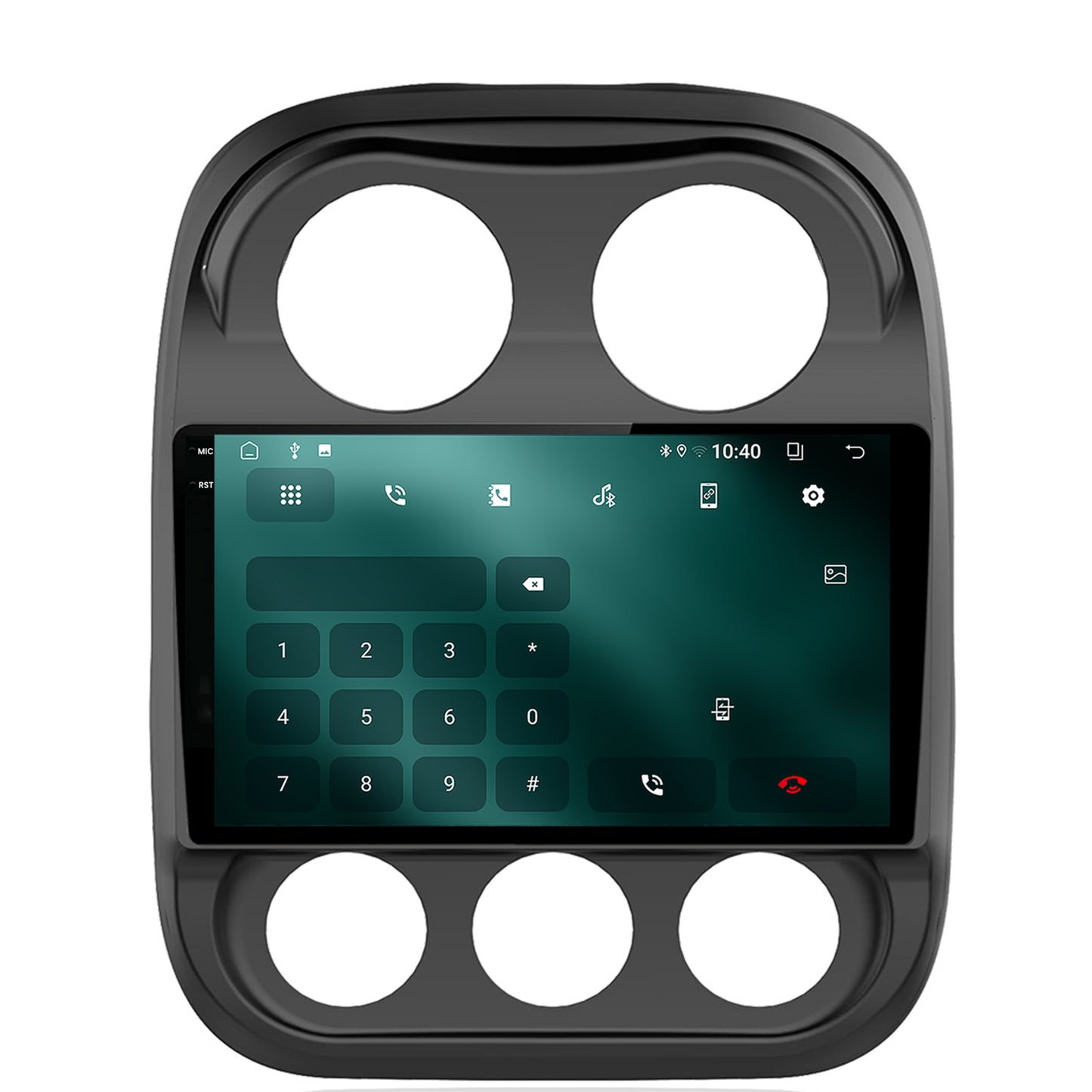 Navigatie 2K Jeep Compass (2009-2016), Android, S-Quadcore / 4GB RAM + 64GB ROM, 10.36 Inch - AD-BGS100042K+AD-BGRKIT284