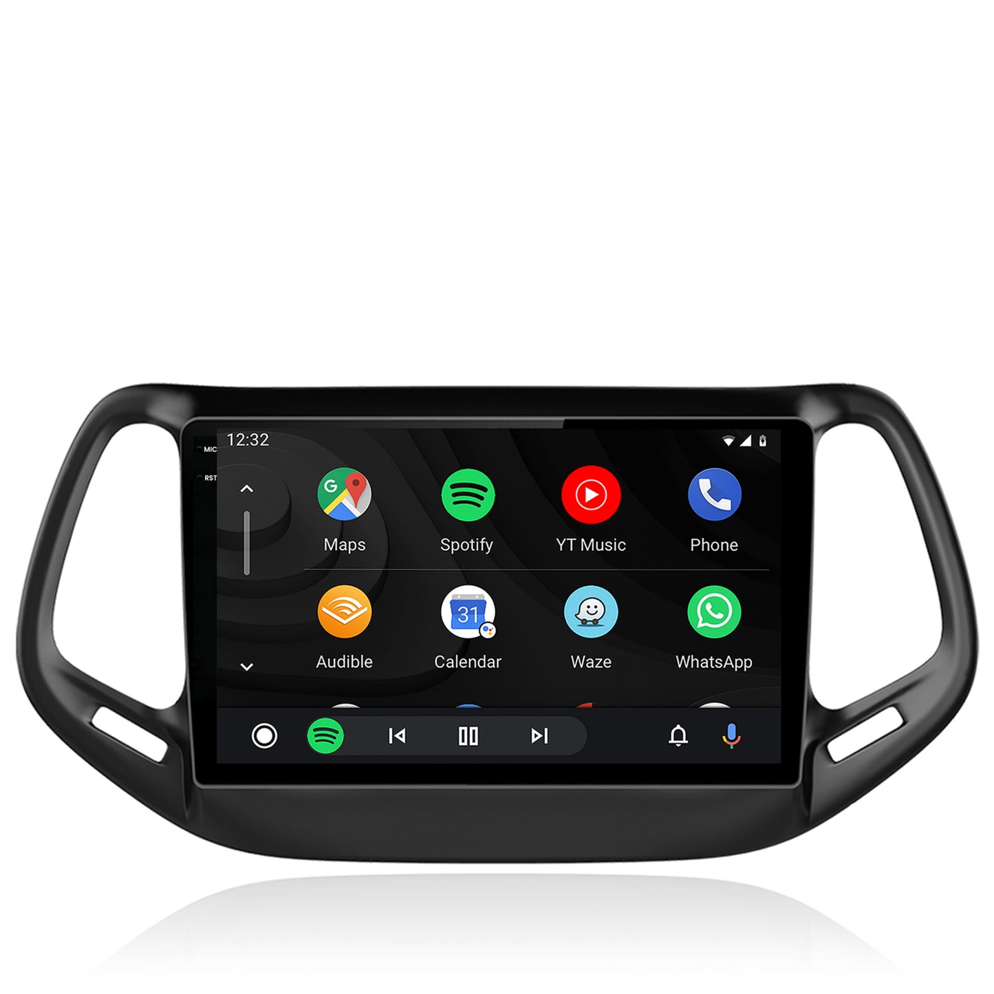 Navigatie 2K Jeep Compass (2016+), Android, S-Quadcore / 4GB RAM + 64GB ROM, 10.36 Inch - AD-BGS100042K+AD-BGRKIT287