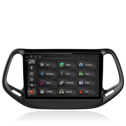 Navigatie 2K Jeep Compass (2016+), Android, S-Quadcore / 4GB RAM + 64GB ROM, 10.36 Inch - AD-BGS100042K+AD-BGRKIT287