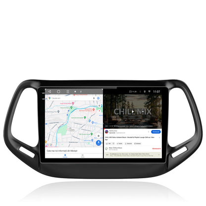 Navigatie 2K Jeep Compass (2016+), Android, S-Quadcore / 4GB RAM + 64GB ROM, 10.36 Inch - AD-BGS100042K+AD-BGRKIT287