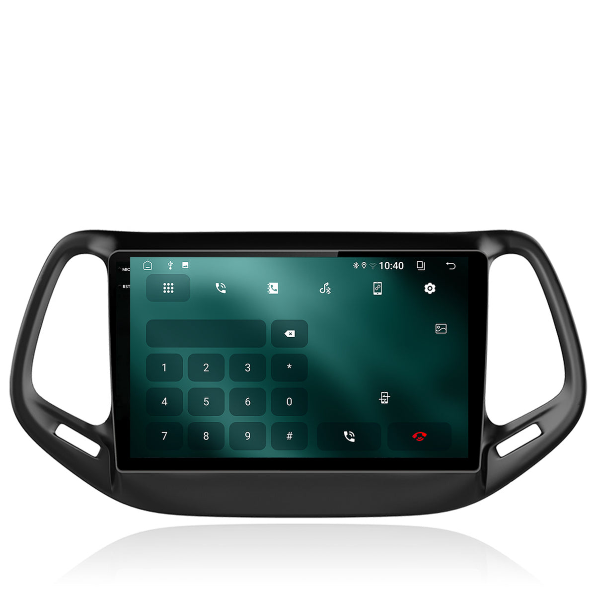 Navigatie 2K Jeep Compass (2016+), Android, S-Quadcore / 4GB RAM + 64GB ROM, 10.36 Inch - AD-BGS100042K+AD-BGRKIT287