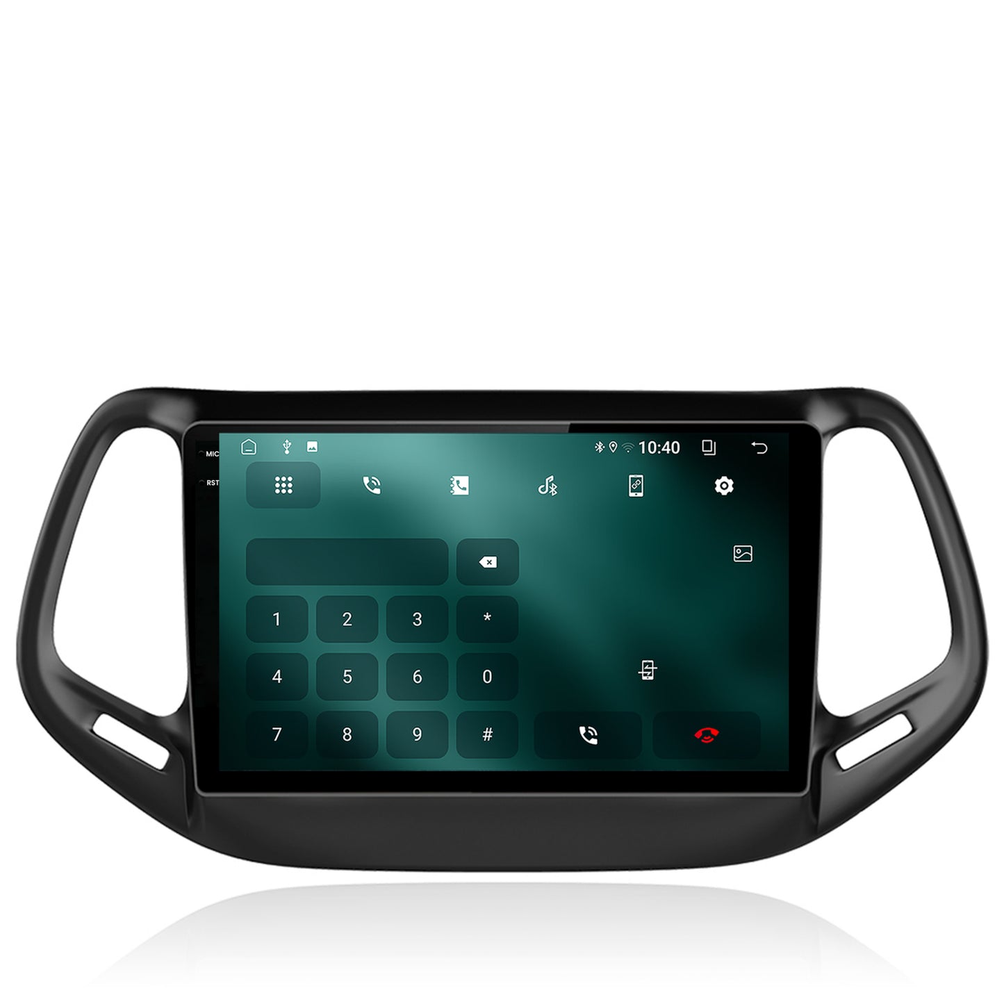 Navigatie 2K Jeep Compass (2016+), Android, S-Quadcore / 4GB RAM + 64GB ROM, 10.36 Inch - AD-BGS100042K+AD-BGRKIT287