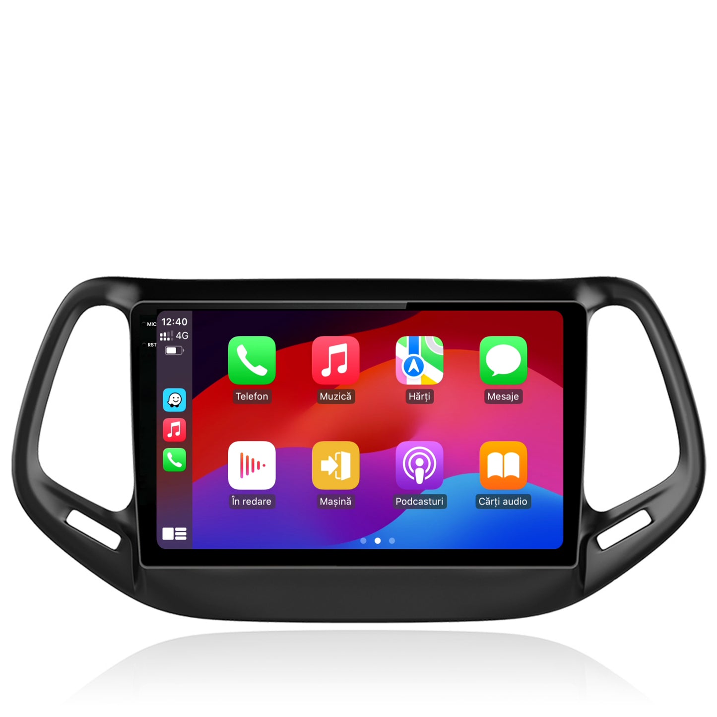 Navigatie 2K Jeep Compass (2016+), Android, S-Quadcore / 4GB RAM + 64GB ROM, 10.36 Inch - AD-BGS100042K+AD-BGRKIT287