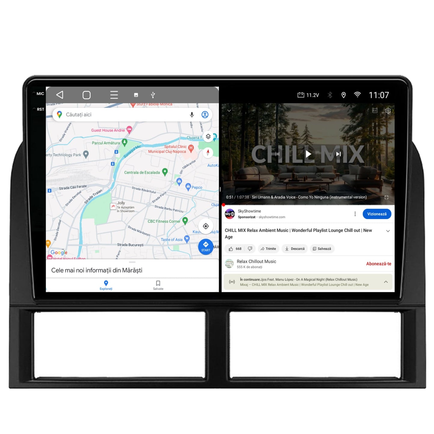 Navigatie 2K Jeep Grand Cherokee(1998-2004), Android, S-Quadcore / 4GB RAM + 64GB ROM, 9.5 Inch - AD-BGS90042K+AD-BGRKIT296