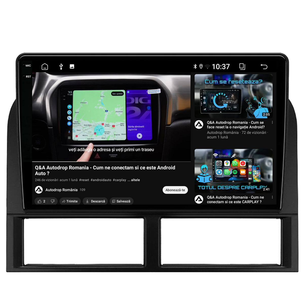 Navigatie 2K Jeep Grand Cherokee(1998-2004), Android, S-Quadcore / 4GB RAM + 64GB ROM, 9.5 Inch - AD-BGS90042K+AD-BGRKIT296