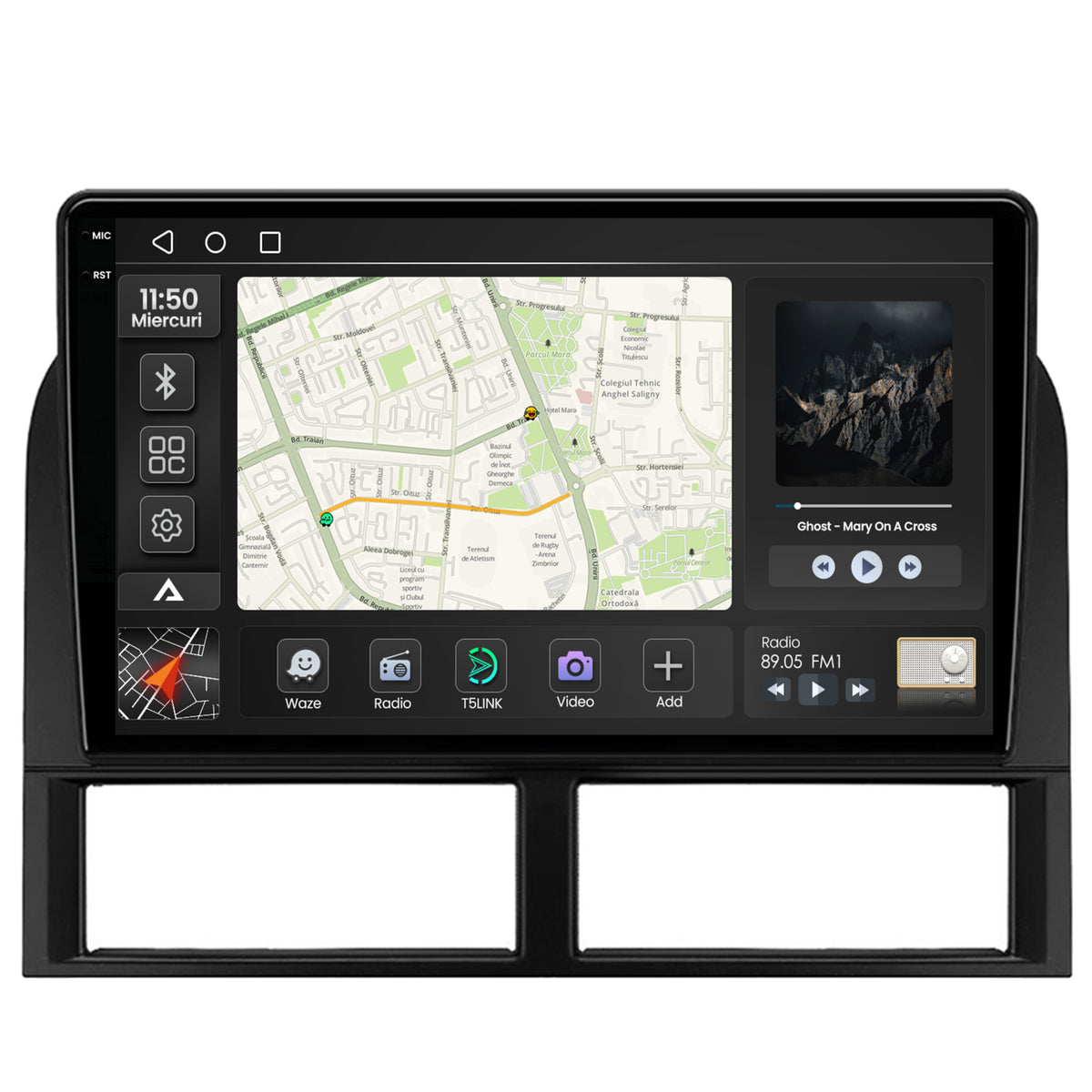 Navigatie 2K Jeep Grand Cherokee(1998-2004), Android, S-Quadcore / 4GB RAM + 64GB ROM, 9.5 Inch - AD-BGS90042K+AD-BGRKIT296
