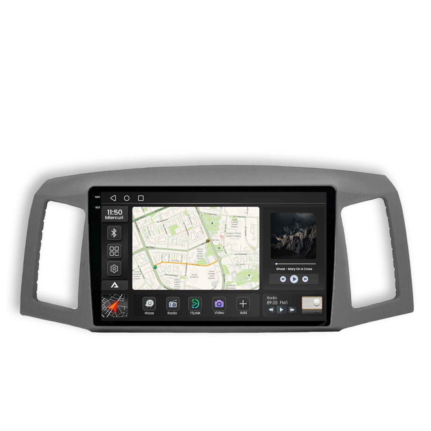 Navigatie 2K Jeep Grand Cherokee (2004-2007), Android, S-Quadcore / 4GB RAM + 64GB ROM, 10.36 Inch - AD-BGS100042K+AD-BGRKIT297v2